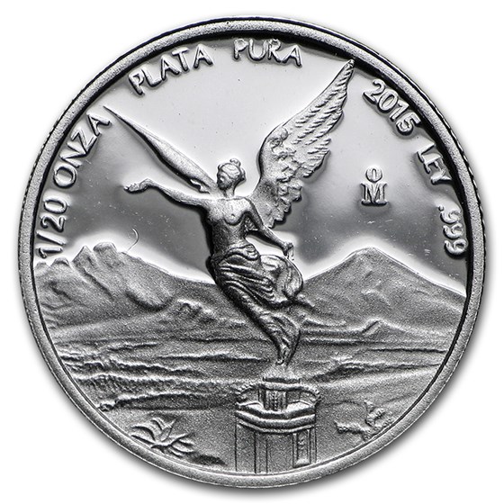 2015 Mexico 1/20 oz Silver Libertad Proof (In Capsule) 2015 Mexico 1/20 oz Silver Libertad Proof (In Capsule)